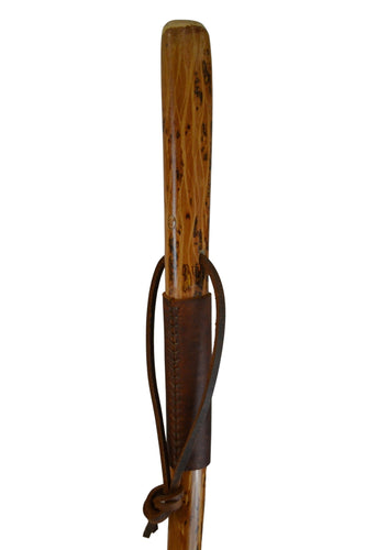 Leather handled walking stick