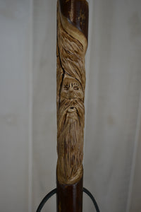 Wood Spirit Carving on Stick