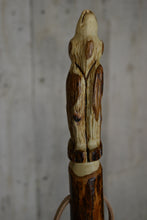 Wolf Hiking Stick by Creation Carvings