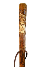 Hardwood Wood Spirit walking stick