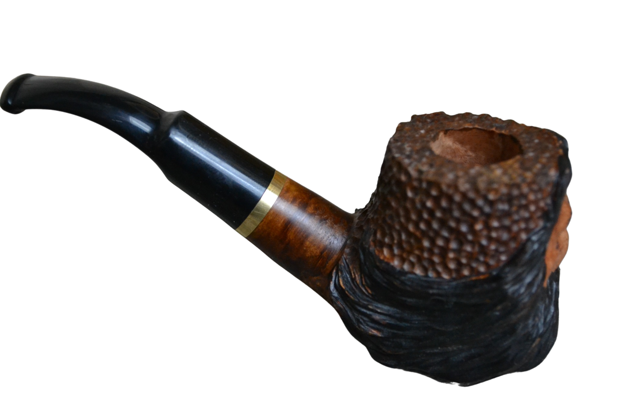 Pipe, Tobacco Pipe, Italian Briar Hand Carved, Wood Spirit Pipe