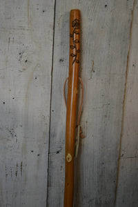 flower and vine youth walking stick