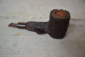 Italian Briar Pipe with Tree look with Branch 