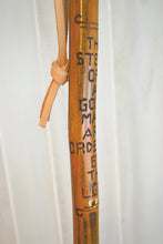Walking Stick, Bible Verse, "The Steps of a Good Man are Ordered By the Lord", Hand-Carved in Hardwood Staff by Creation Carvings