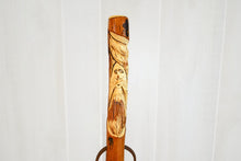 Hand-carved Wood Spirit walking stick